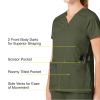 WonderWink Women’s Wonderflex Verity Scrub Top(Forest Green)