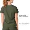 WonderWink Women’s Wonderflex Verity Scrub Top(Forest Green)