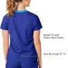 WonderWink Women’s Wonderflex Verity Scrub Top(Galaxy Blue)