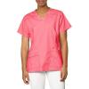 WonderWink Women’s Wonderflex Verity Scrub Top(Papaya)
