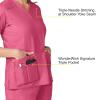 WonderWink Women’s Wonderflex Verity Scrub Top(Papaya)