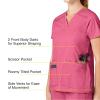 WonderWink Women’s Wonderflex Verity Scrub Top(Papaya)