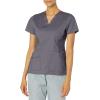 WonderWink Women’s Wonderflex Verity Scrub Top(Pewter)