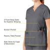 WonderWink Women’s Wonderflex Verity Scrub Top(Pewter)