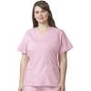 WonderWink Women’s Wonderflex Verity Scrub Top(Rose Blush)