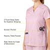 WonderWink Women’s Wonderflex Verity Scrub Top(Rose Blush)