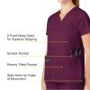 WonderWink Women’s Wonderflex Verity Scrub Top(Wine)