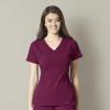 WonderWink Women’s Wonderflex Verity Scrub Top(Wine)