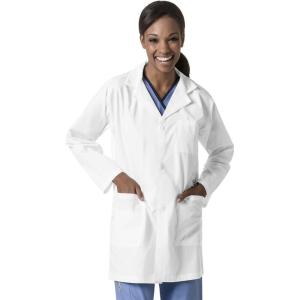 WonderWink Men’s Origins Unisex Lab Coat(White)