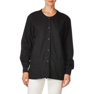 WonderWink Women’s Origins Delta Scrub Jacket(Black)