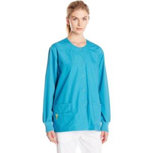 WonderWink Women’s Origins Delta Scrub Jacket(Real Teal)