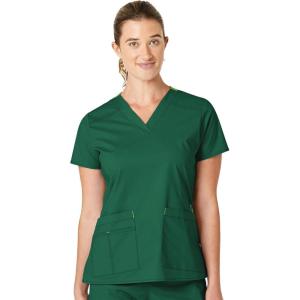 WonderWink Women’s Wonderflex Verity Scrub Top(Hunter)