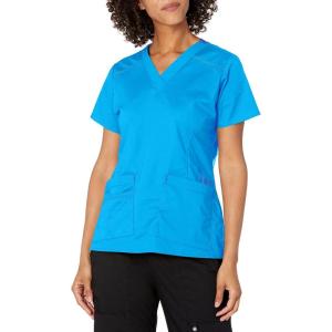 WonderWink Women’s Wonderflex Verity Scrub Top(Malibu Blue)