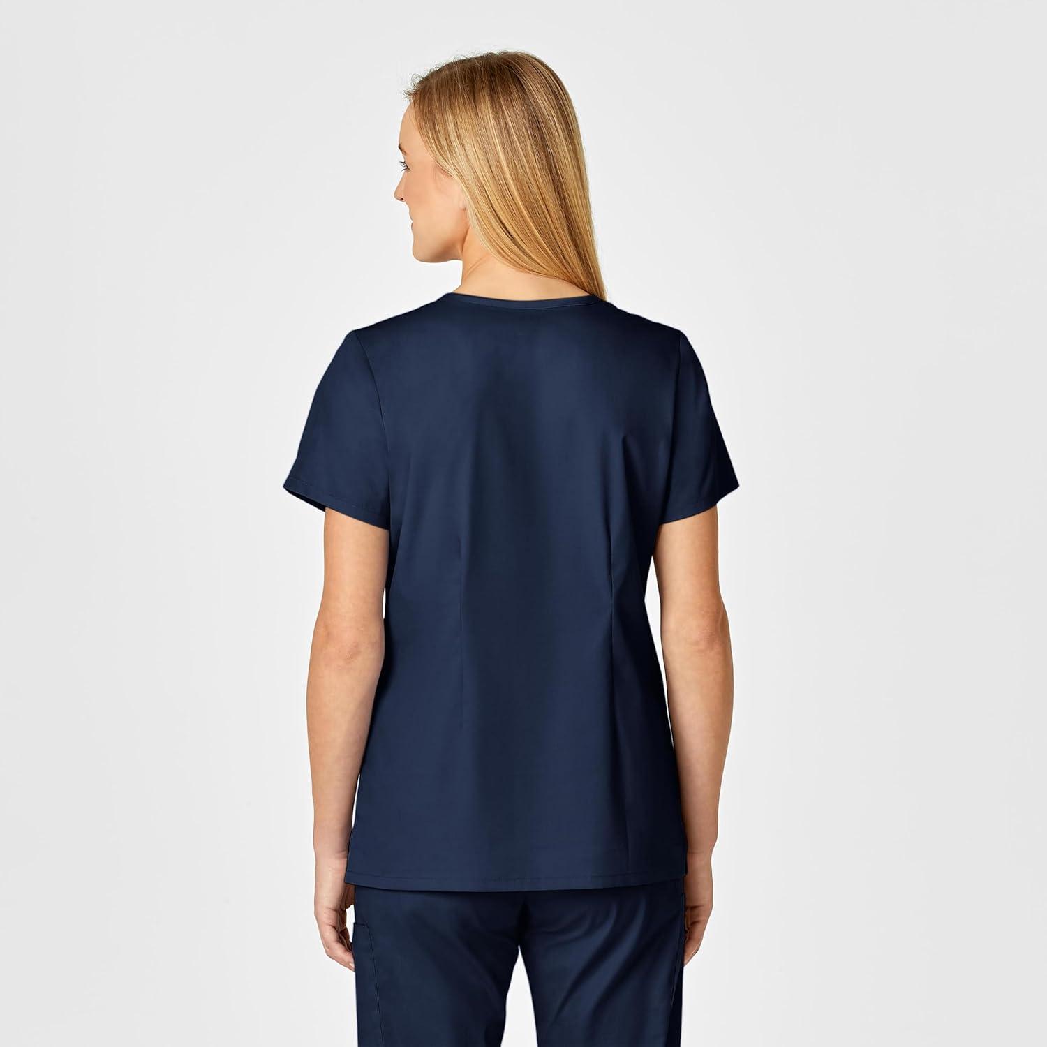 imageWonderWink Womens Shaped VNeck TopNavy