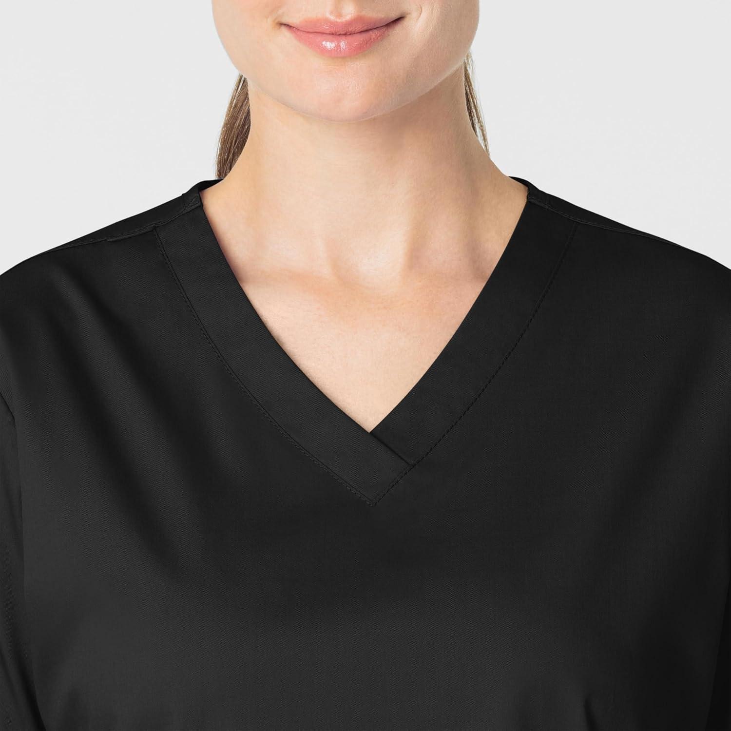 imageWonderWink UnisexAdult Unisex VNeck TopBlack