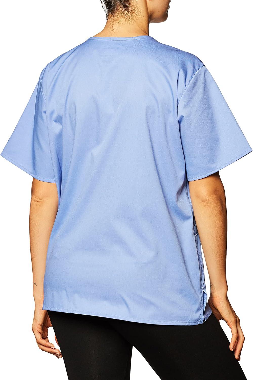 imageWonderWink UnisexAdult Unisex VNeck TopCeil Blue