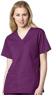 imageWonderWink UnisexAdult Unisex VNeck TopFuchsia