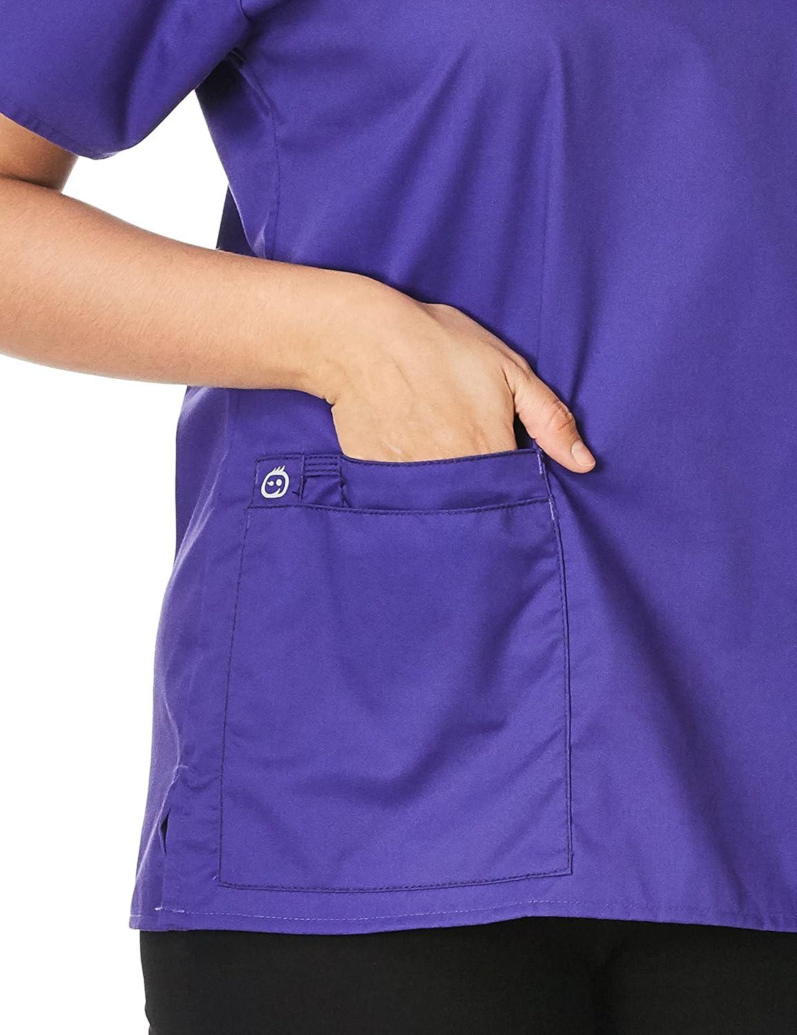 imageWonderWink UnisexAdult Unisex VNeck TopGrape