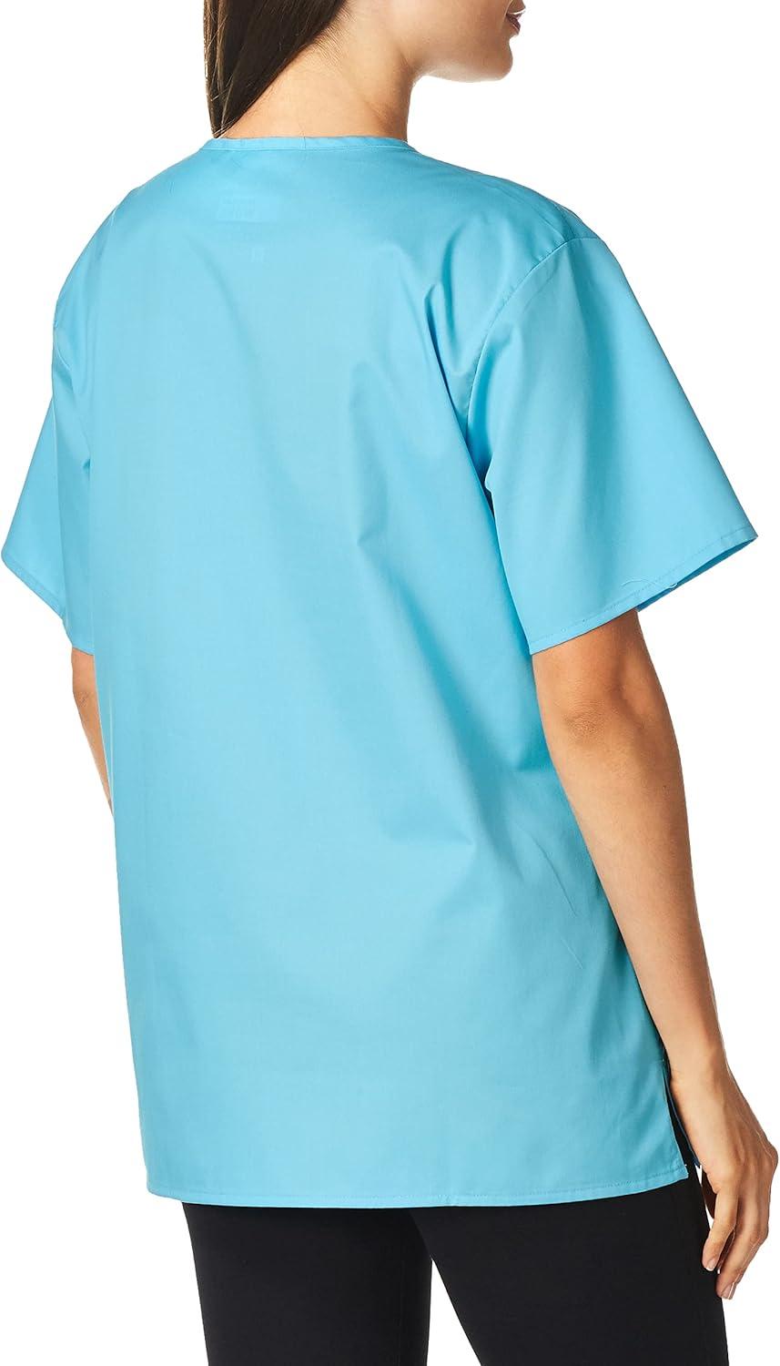 imageWonderWink UnisexAdult Unisex VNeck TopLight Turquoise