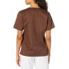 WonderWink Unisex-Adult Unisex V-Neck Top(Chocolate)