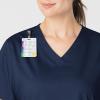 WonderWink Unisex-Adult Unisex V-Neck Top(Navy)