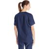 WonderWink Unisex-Adult Unisex V-Neck Top(Navy)