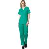 WonderWink Unisex-Adult Unisex V-Neck Top(Surgical Green)