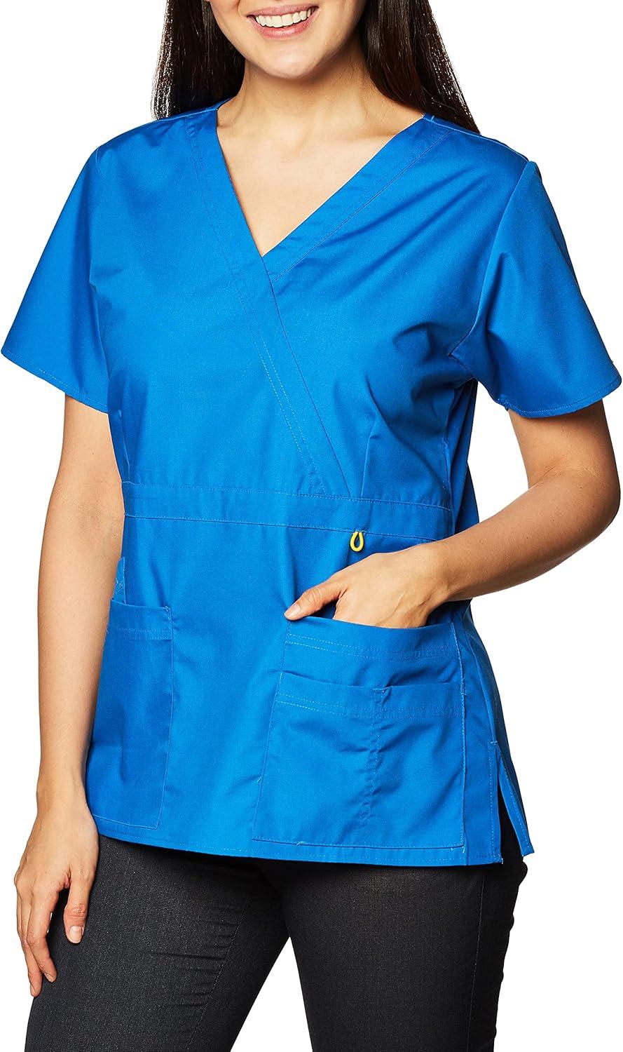 imageWonderWink Womens Origins Golf Scrub TopRoyal