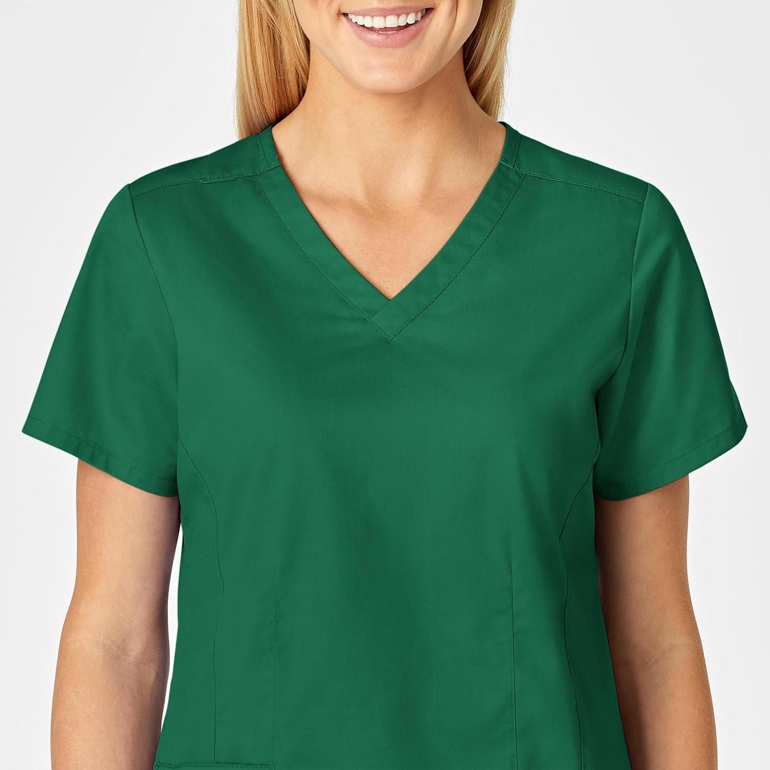imageWonderWink Womens Shaped VNeck TopHunter