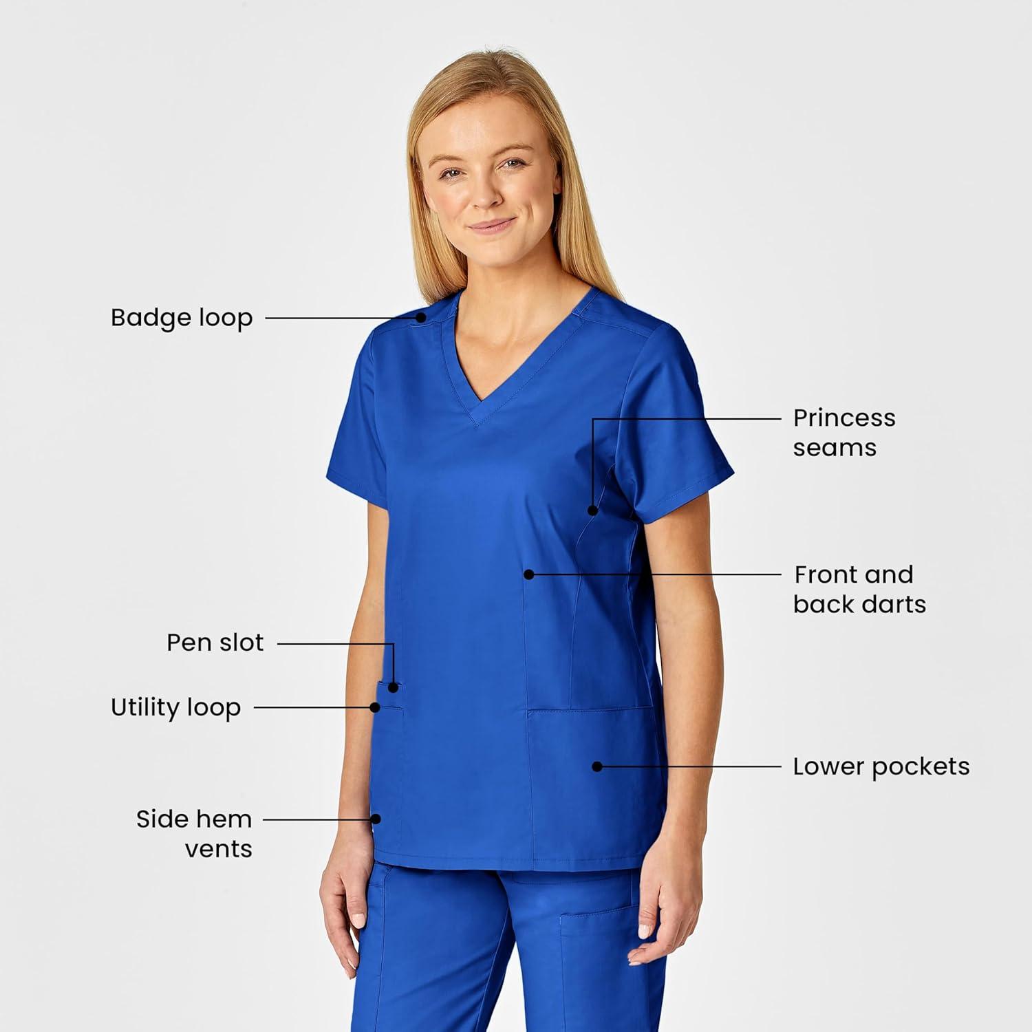 imageWonderWink Womens Verity VNeck TopRoyal