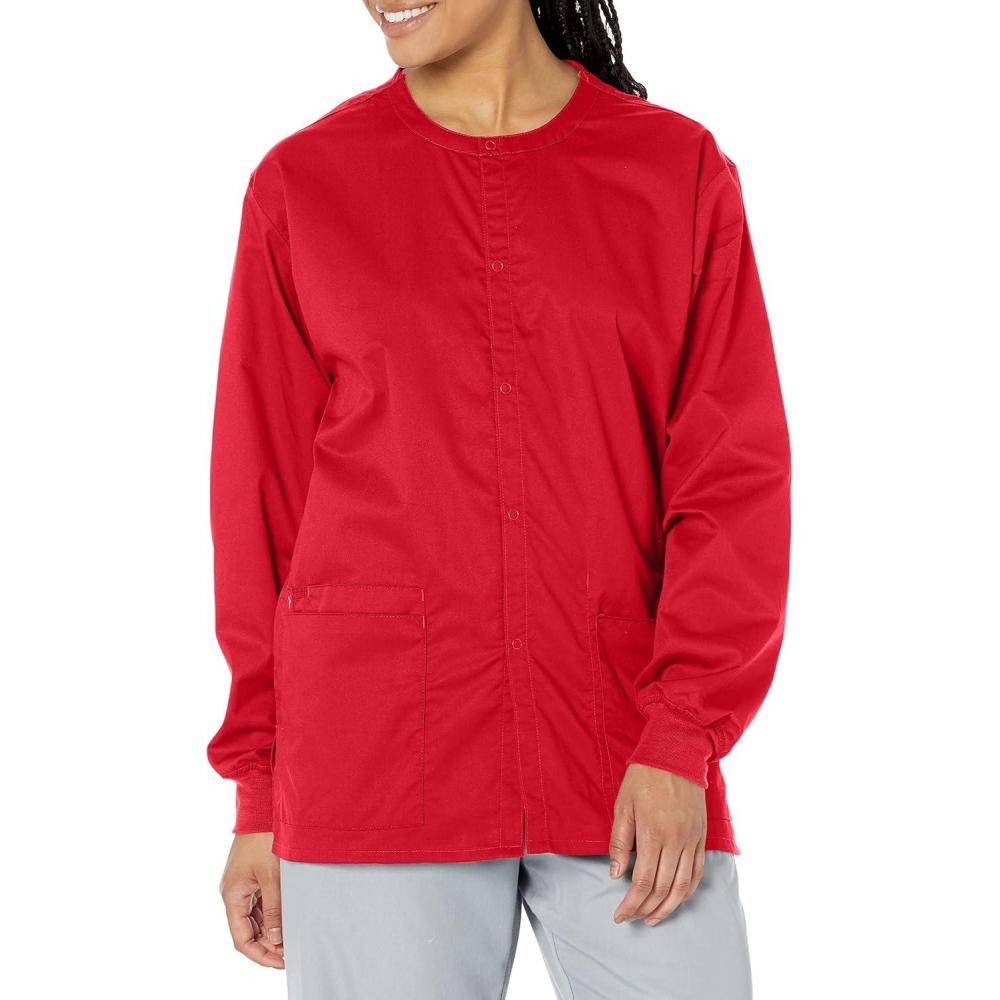 imageWink womens Snap Front JacketRed