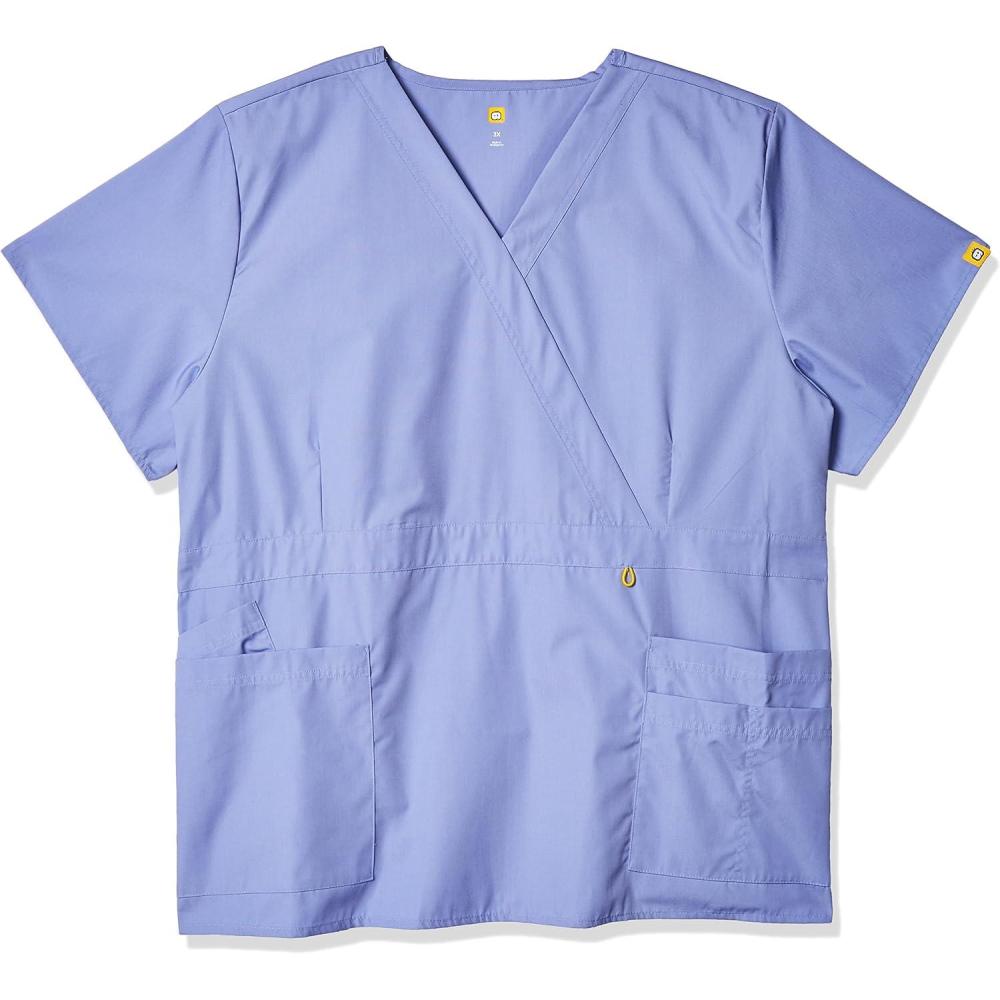 imageWonderWink Womens Origins Golf Scrub TopCeil Blue