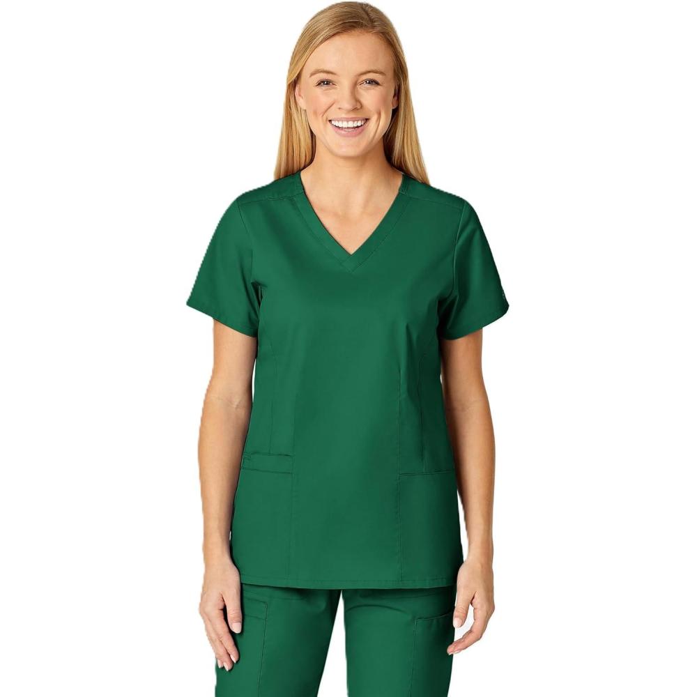 imageWonderWink Womens Shaped VNeck TopHunter