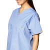 WonderWink Men’s Big The Alpha Unisex V-Neck Scrub Top(Ciel Blue)