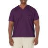 WonderWink Men’s Big The Alpha Unisex V-Neck Scrub Top(Eggplant)