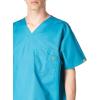 WonderWink Men’s Big The Alpha Unisex V-Neck Scrub Top(Real Teal)