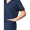 WonderWink Women’s Origins Golf Scrub Top(Navy)