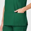 WonderWink Womens Shaped V-Neck Top(Hunter)