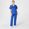 WonderWink Womens Shaped V-Neck Top(Royal)