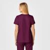 WonderWink Womens Shaped V-Neck Top(Wine)