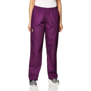Wink Womens Quebec -Full Elastic Cargo Pant(Eggplant)