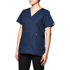 WonderWink Women’s Origins Golf Scrub Top(Navy)