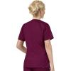 WonderWink WORK Women’s Scrubs V-Neck Chest Pocket Top & Pull On Cargo Pant Set + Badge Reel(Royal)