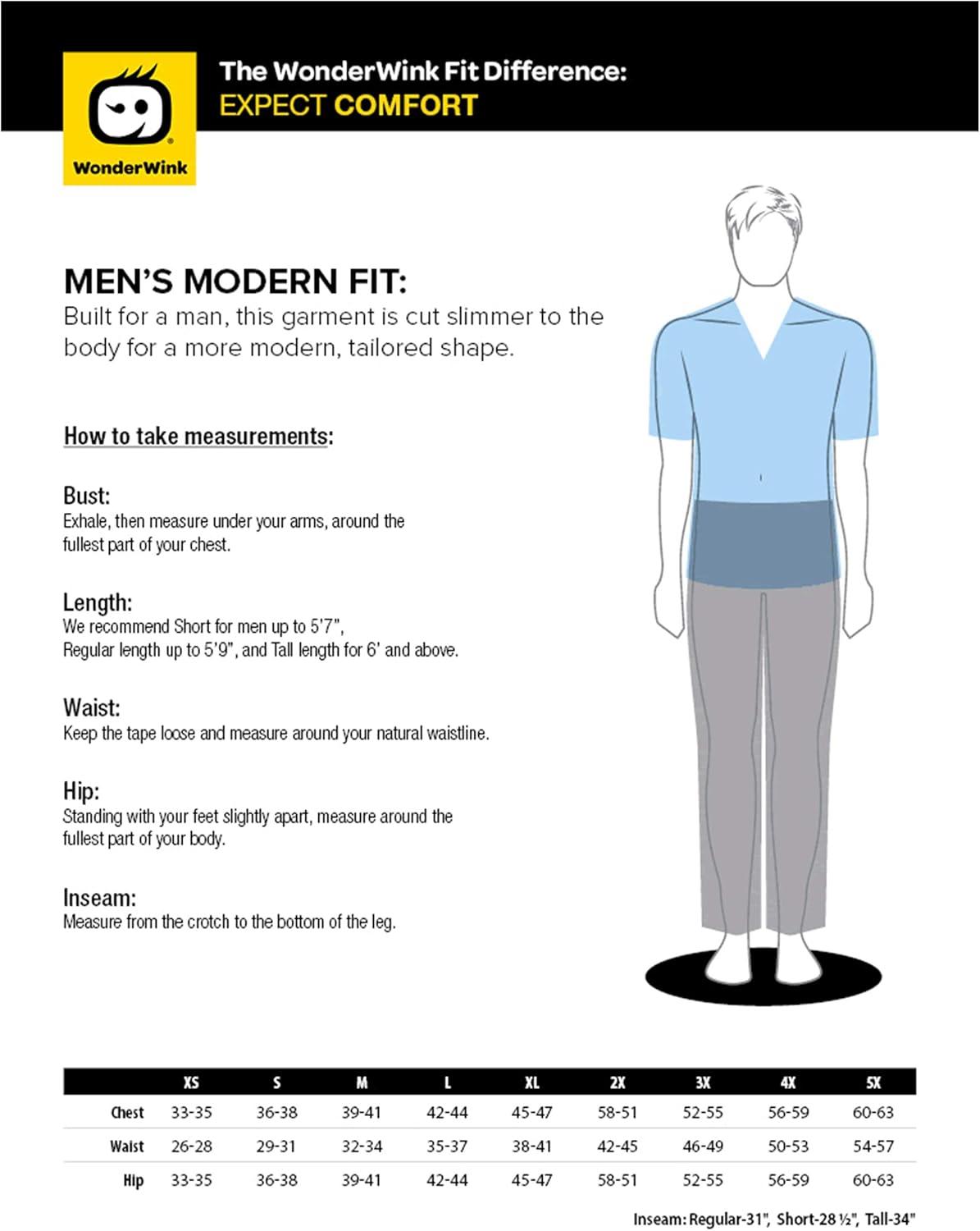 imageWonderWink W123 Mens VNeck Top amp Flat Front Cargo Pocket Pant Scrub Set Badge ReelHunter