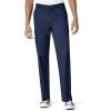 WonderWink PRO Men’s V-Neck Top & Straight Leg Cargo Pant Scrub Set + Badge Reel(Navy)