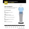 WonderWink PRO Men’s V-Neck Top & Straight Leg Cargo Pant Scrub Set + Badge Reel(Navy)