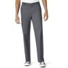 WonderWink PRO Men’s V-Neck Top & Straight Leg Cargo Pant Scrub Set + Badge Reel(Pewter)