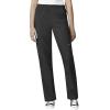 WonderWink W123 Unisex 4-Pocket Utility Top & Unisex Multi-cargo pant Scrub Set + Badge Reel(Black)