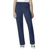 WonderWink W123 Unisex 4-Pocket Utility Top & Unisex Multi-cargo pant Scrub Set + Badge Reel(Navy)