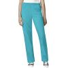 WonderWink W123 Unisex 4-Pocket Utility Top & Unisex Multi-cargo pant Scrub Set + Badge Reel(Teal)